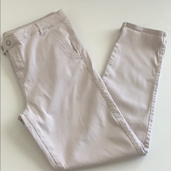 Calvin Klein Jeans stretchy slim light gray pants - Picture 3 of 6